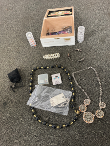 Box of assorted jewelry