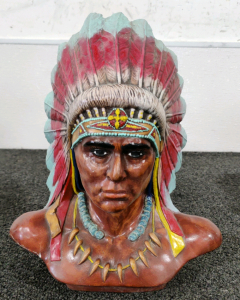 Ceramic Indian Bust