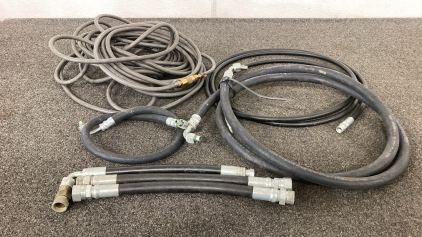 Assorted A/C Hoses With Fittings Attached