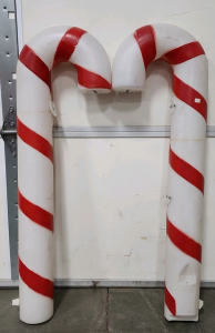 2 Large Candy Canes