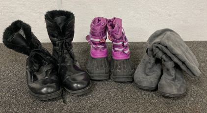 (3) Pairs of Boots