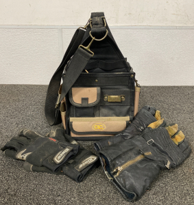 Toolbag and Two Paírs Of Gloves