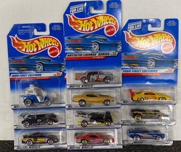 Set of 10 Hotwheels