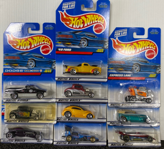 Set of 10 Hotwheels