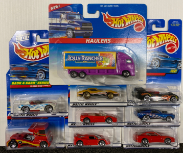 Set of 10 Hotwheels