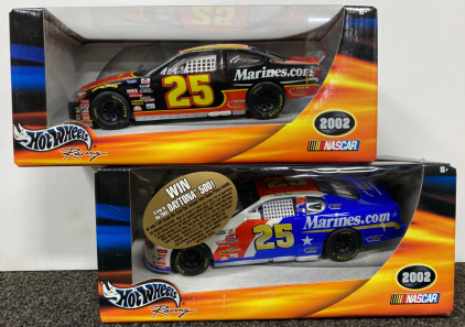 (2) Hotwheels 2002 Race Car Collectible Models