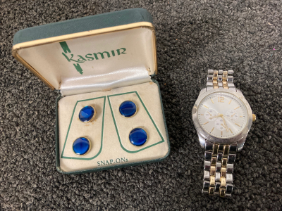 Watch and Cufflinks