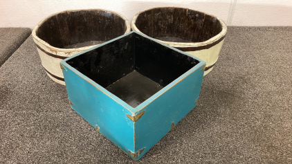 Handmade Wooden Barrels And Box