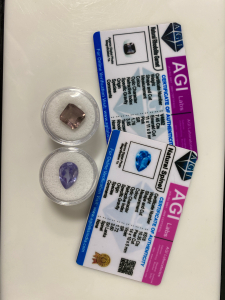Pair of Certified Natural Gemstones