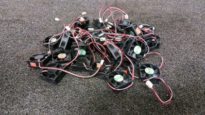 Lot of Small Computer Fans