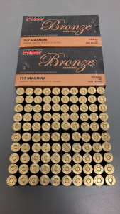 (100) Rounds PMC Bronze 357 Magnum Ammo