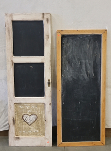 Vintage Door and Wall Chalk Boards
