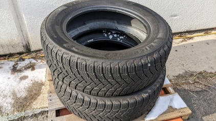 (2) Studless Snow Tires