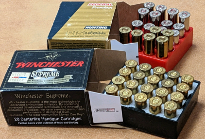 (12)rnds .44 Rem Magnum Ammo & (26) Casings