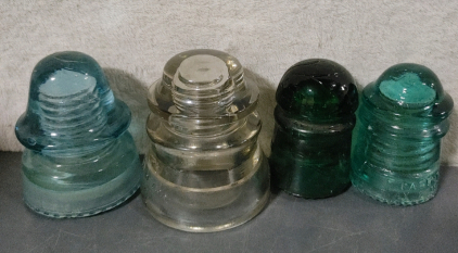 Assortment of (36) Glass Insulators