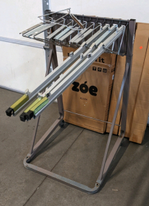(50) Blueprint Holders w/Rolling Rack (Holds Up To (12))