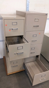 Wheeled File Cabinets, Rolling Scrap Bin