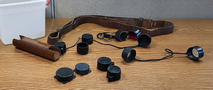 Rifle Shoulder Strap, and Assorted Scope Covers