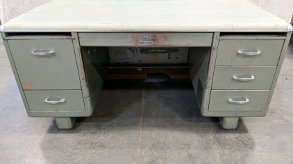 Vintage Steel Desk