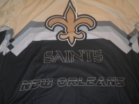 NFL New Orleans Saints Hooded Long Sleeve XL New