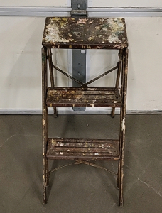 Vintage Metal Step Ladder