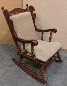 Wood Rocker w/Cushions