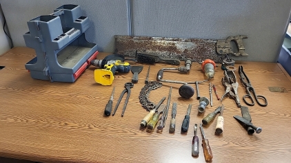 Dewalt Drill, Hand Saw, Chisels, Pliers, Chainsaw Chain and More