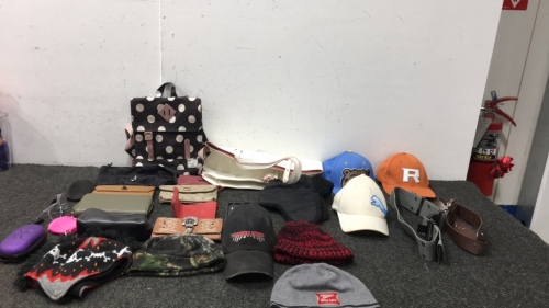 Purses, wallets and hats and more