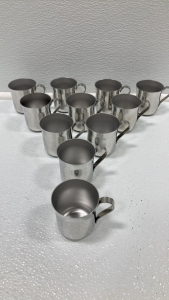 (11) Small Stainless Steel Cups