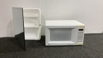 Medicine Cabinet and Microwave