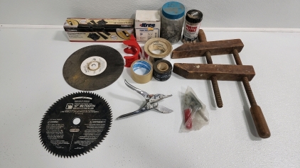 Large Assortment Of Tools & Hardware