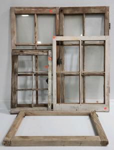 5 Assorted Window Frames