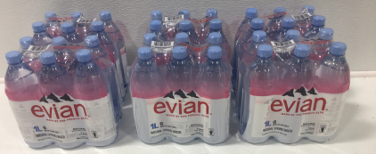 (6) Cases of Evian Water