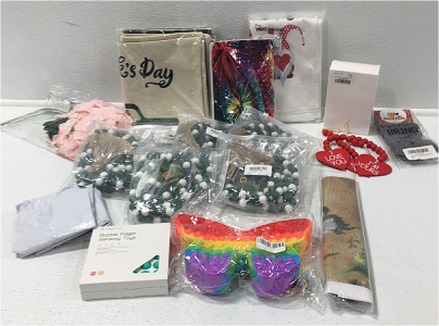 St Pattys Day Decor, Valentines Decor, Bubble Poppers, Socks and More