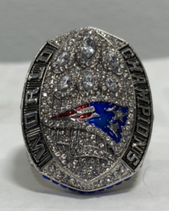 2018 NFL New England Patriots Super Bowl Championship Ring Named To Tom Brady