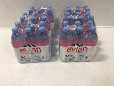 (6) Cases of Evian Water
