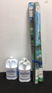 150Ft Weed Barrier, (2) Gallons of Vacuum Pump Oil
