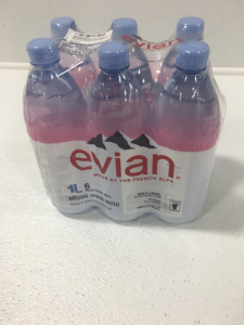 (5) Cases of Evian Water