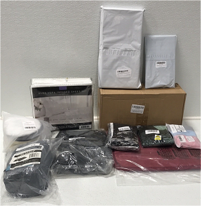 (1) Farmhouse Bedroom Decor Lights (1) 20&rdquo; RBG Bonsai Tree Decoration (1) Aloe Vera Infused Full Sheet Set (1) 2-piece Marble Pillow Case Set (1) Paint Tool Bag (1) Wool Buffing Wheels w/ M14 Backing Pad Drill Adapter (1) Live Infinitely Rain Fly