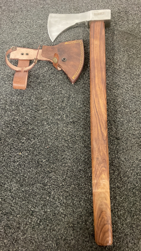 Marble’s Rifleman Hawk Belt Axe With Scabbard