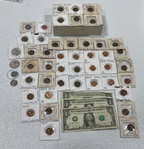 Coin and Dollar Bill Collection