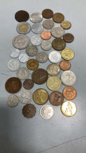 (37) Various Coins From Countries All Over The World