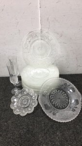 Crystal Plates and Flutes