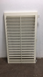 White Window Shutter