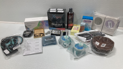 Black Mask Kits, Dandruff Shampoo, Ice Roller, Sleep Support, False Eyelashes, Mini Foldable Water Bottles, Eye Makeup Stencils, Dream Catcher, Healing Crystals and more SP2