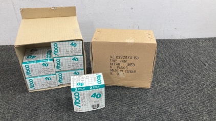 (2) Boxes Of Light Bulbs. (12) In Each