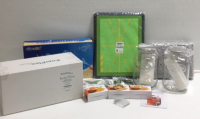 (1) Enerplex Body Pillow (1) Figol Water Gun (1) Champkey Professional Golf Mat (148) Butterfly Stickers (3) Newdays led light Strip (2) 1-Gallon Yorkshire Drink Dispenser (1) Luxury 15&rdquo; x 23&rdquo; Bath Mat SP4