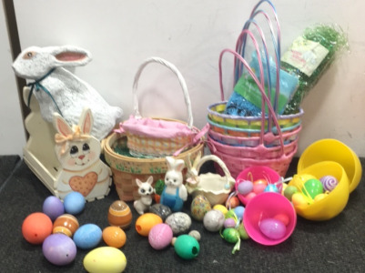 Easter Baskets and Decor