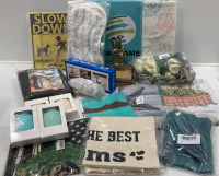 Royal Blue Charger Plates, Pillow Covers, Wall Decals, Magnetic Vases, Ring Toss Game, &ldquo;Slow Down&rdquo; Sign, Fairy String Lights, Spa Pillow and more SP14