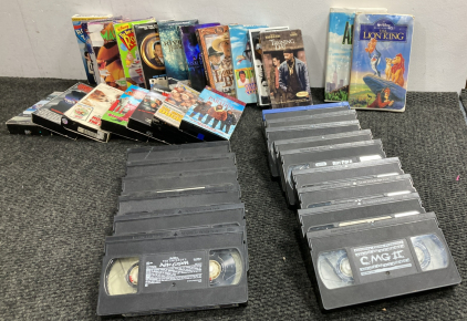 (38) VHS Tapes